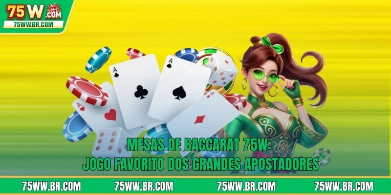 Mesas De Baccarat 75W: Jogo Favorito Dos Grandes Apostadores